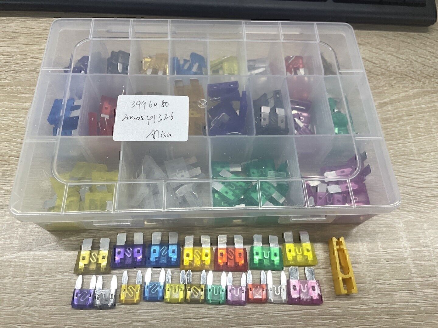 220pcs Car Blade Fuse Assortment Assorted Blade Auto Truck Automotive Parts