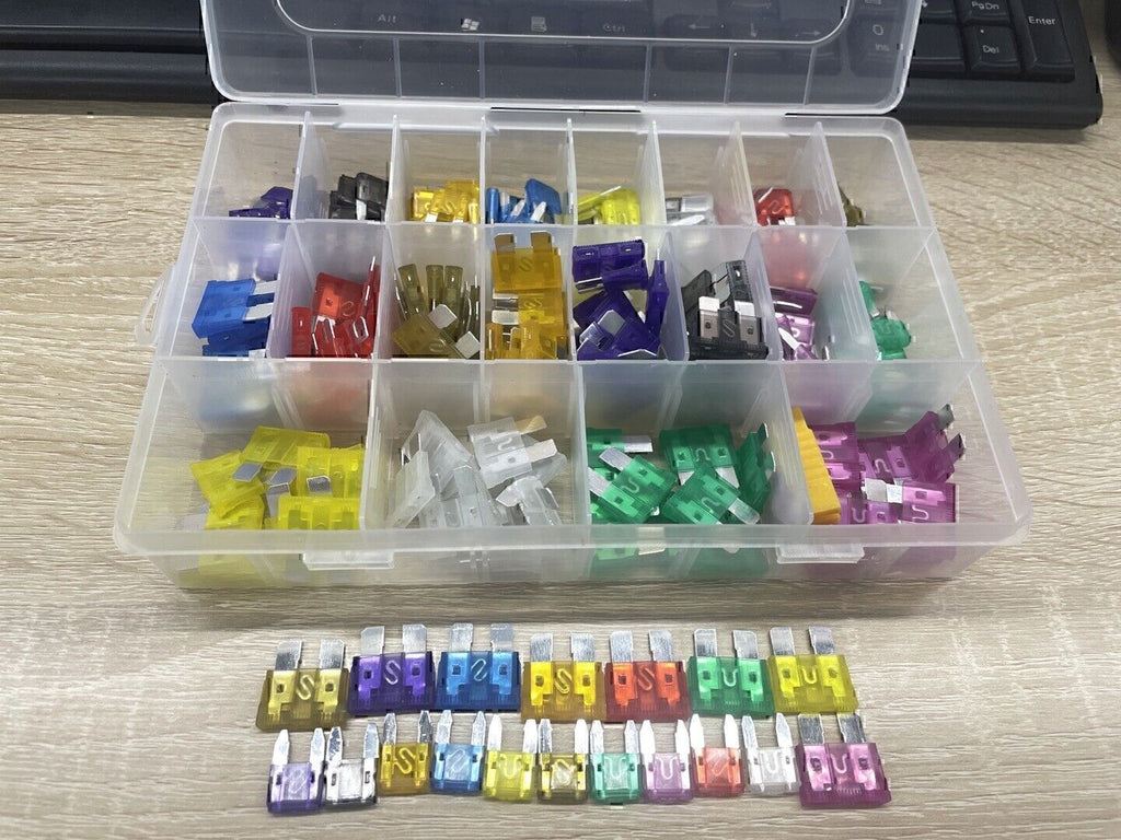 220pcs Car Blade Fuse Assortment Assorted Blade Auto Truck Automotive Parts