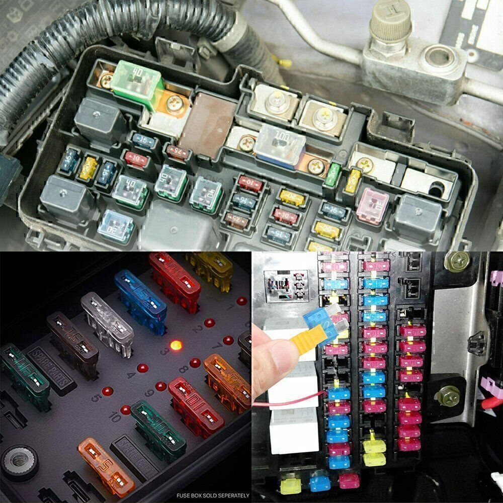 220pcs Car Blade Fuse Assortment Assorted Blade Auto Truck Automotive Parts