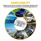 220pcs Car Blade Fuse Assortment Assorted Blade Auto Truck Automotive Parts