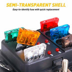 220pcs Car Blade Fuse Assortment Assorted Blade Auto Truck Automotive Parts