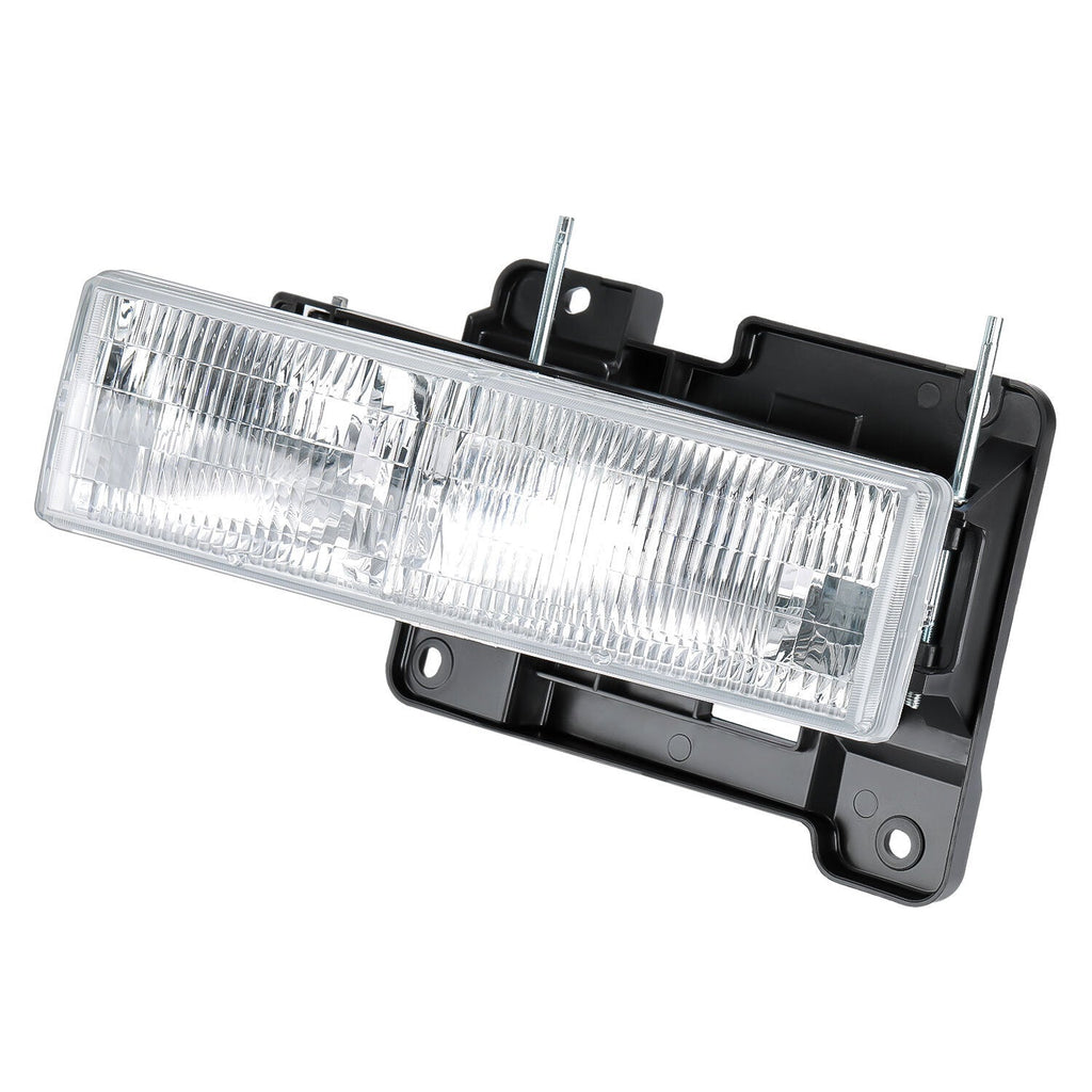 For 1994-1998 Chevy Silverado C10 C/K 1500 2500 3500 Headlights w/Bumper Lamp