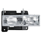 For 1994-1998 Chevy Silverado C10 C/K 1500 2500 3500 Headlights w/Bumper Lamp