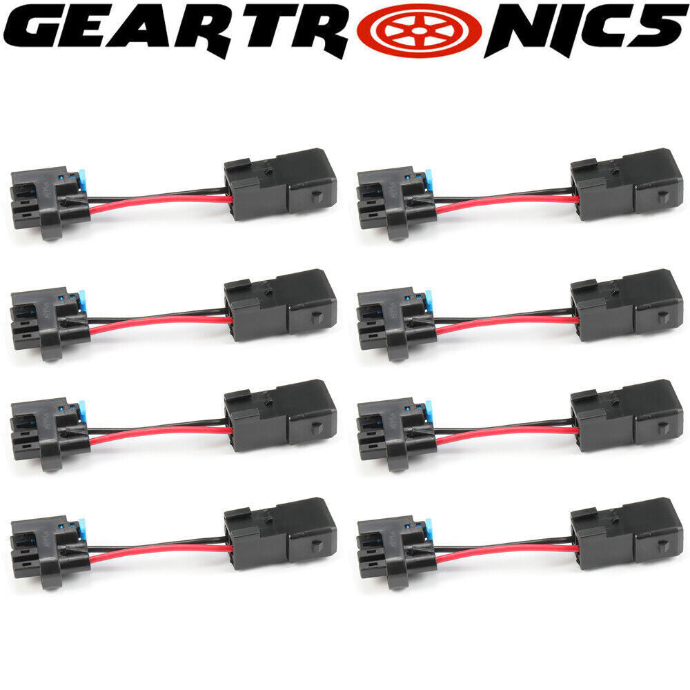 8PCS LQ4 LQ9 4.8 5.3 6.0 Delphi wire Harness to LS1 LS6 EV1 Injector Adapters