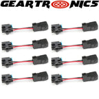 8PCS LQ4 LQ9 4.8 5.3 6.0 Delphi wire Harness to LS1 LS6 EV1 Injector Adapters