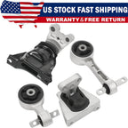 4Pcs Transmission Engine Motor Mount Fit 2006-2011 Honda Civic 1.8L For Manual
