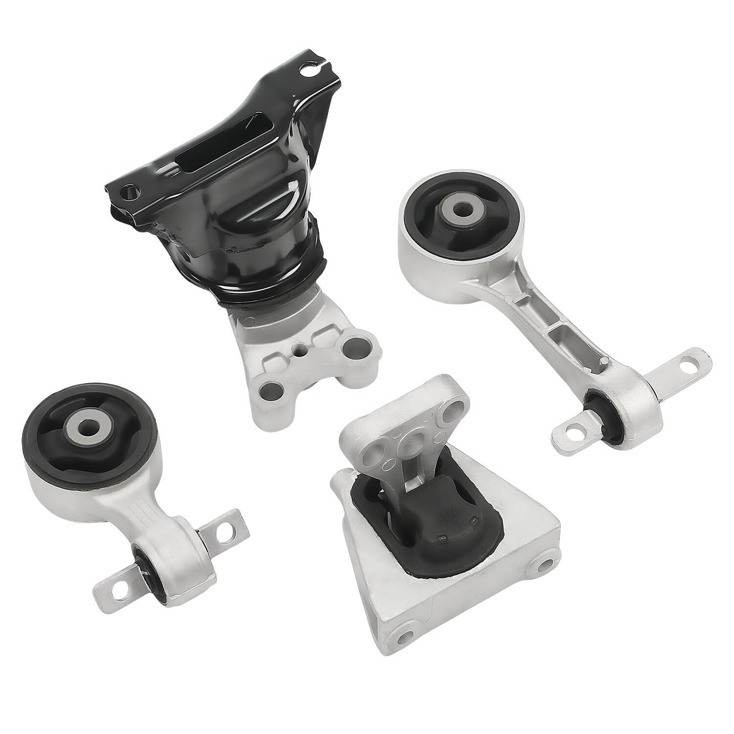4Pcs Transmission Engine Motor Mount Fit 2006-2011 Honda Civic 1.8L For Manual
