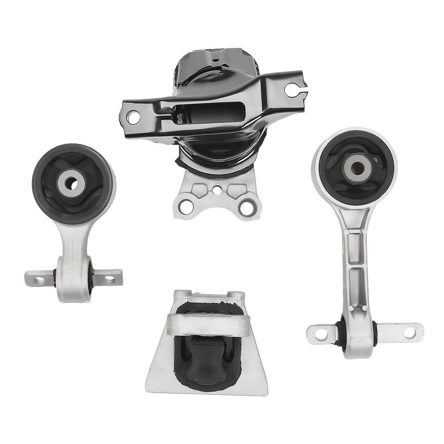 4Pcs Transmission Engine Motor Mount Fit 2006-2011 Honda Civic 1.8L For Manual