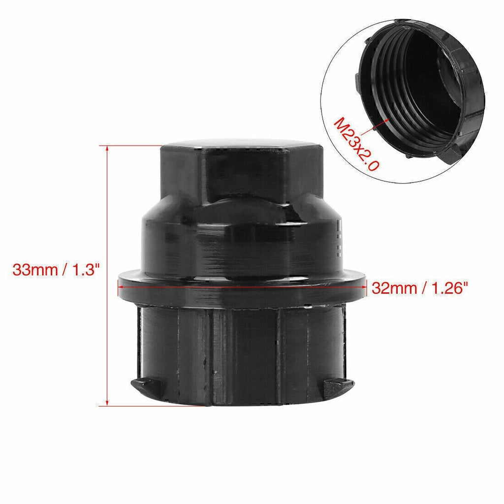 -20 Pack Black Lug Nut Caps Compatible/Replacement fits Chevy/GM 9593028 9593228