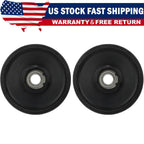 2PCS ARCTIC CAT BLACK 5.63 X 20MM IDLER WHEEL WITH BEARING 1604-837 3604-039