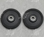 2PCS ARCTIC CAT BLACK 5.63 X 20MM IDLER WHEEL WITH BEARING 1604-837 3604-039