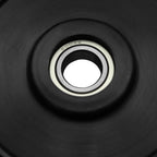 2PCS ARCTIC CAT BLACK 5.63 X 20MM IDLER WHEEL WITH BEARING 1604-837 3604-039