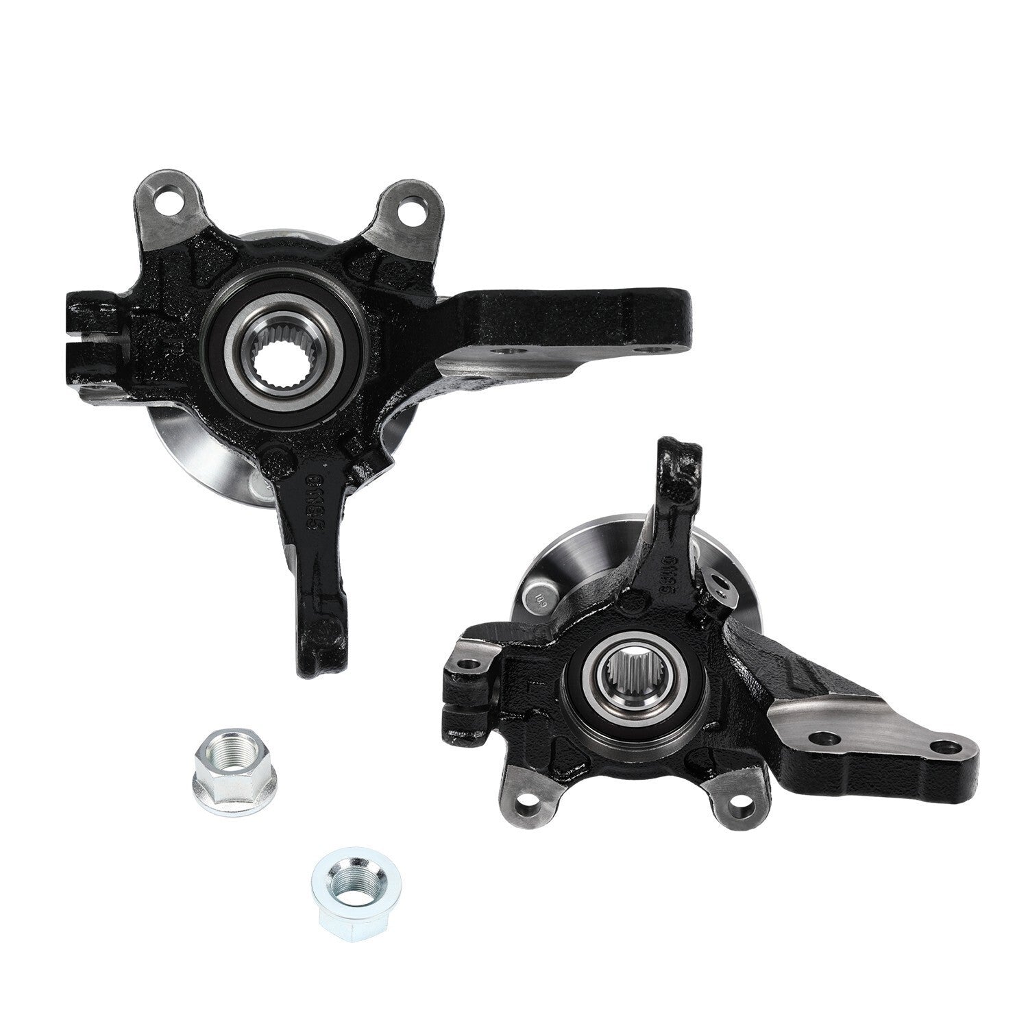 Pair Front L +R Wheel Bearing Hub Knuckle Assembly for 2013-19 Nissan Versa 1.6L