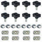 For Jeep Wrangler Easy On Off Hard Top Fasteners Nuts Bolts for YJ TJ Universal!