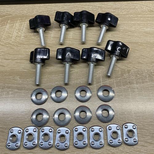 For Jeep Wrangler Easy On Off Hard Top Fasteners Nuts Bolts for YJ TJ Universal!