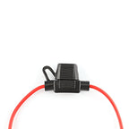 Inline Fuse Holder to Accept 12V 30A Small Blade Fuses Splash Proof Car 18AWG*