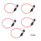 5 PACK 18 GAUGE ATC FUSE HOLDER IN-LINE AWG WIRE COPPER 12 VOLT POWER BLADE