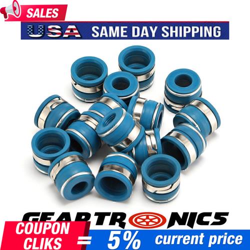 SBC Chevy Chevrolet Small Block Performance VITON Valve Stem Seal Set of 16