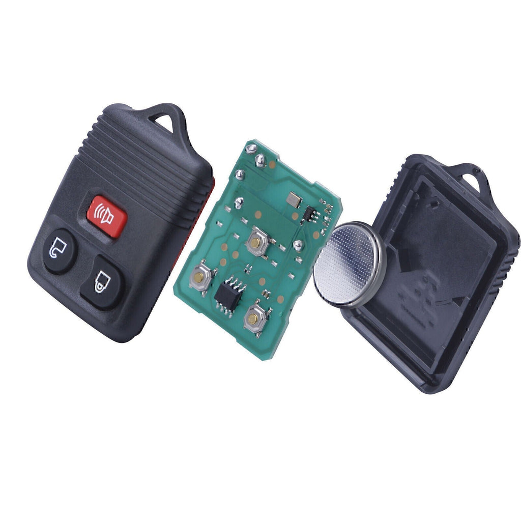 2X Keyless Entry Remote Control Car Key Fob Transmitter Alarm For Ford F150 F25*