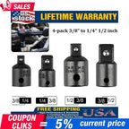 3/8" to 1/4" 1/2 inch Drive Ratchet SOCKET ADAPTER REDUCER Air Impact 4PCS!