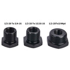 3-Piece Oil Filter Thread Adapter Set 1/2-28 to 3/4-16 13/16-16 NPT