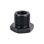 3x Black 1/2-28 to 3/4-16, 13/16-16, 3/4 NPT Thread Oil Filter Adapters Set