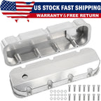 Aluminum Fabricated Valve Cover for Big Block Chevy BBC 396 454 w/ Breather Hole