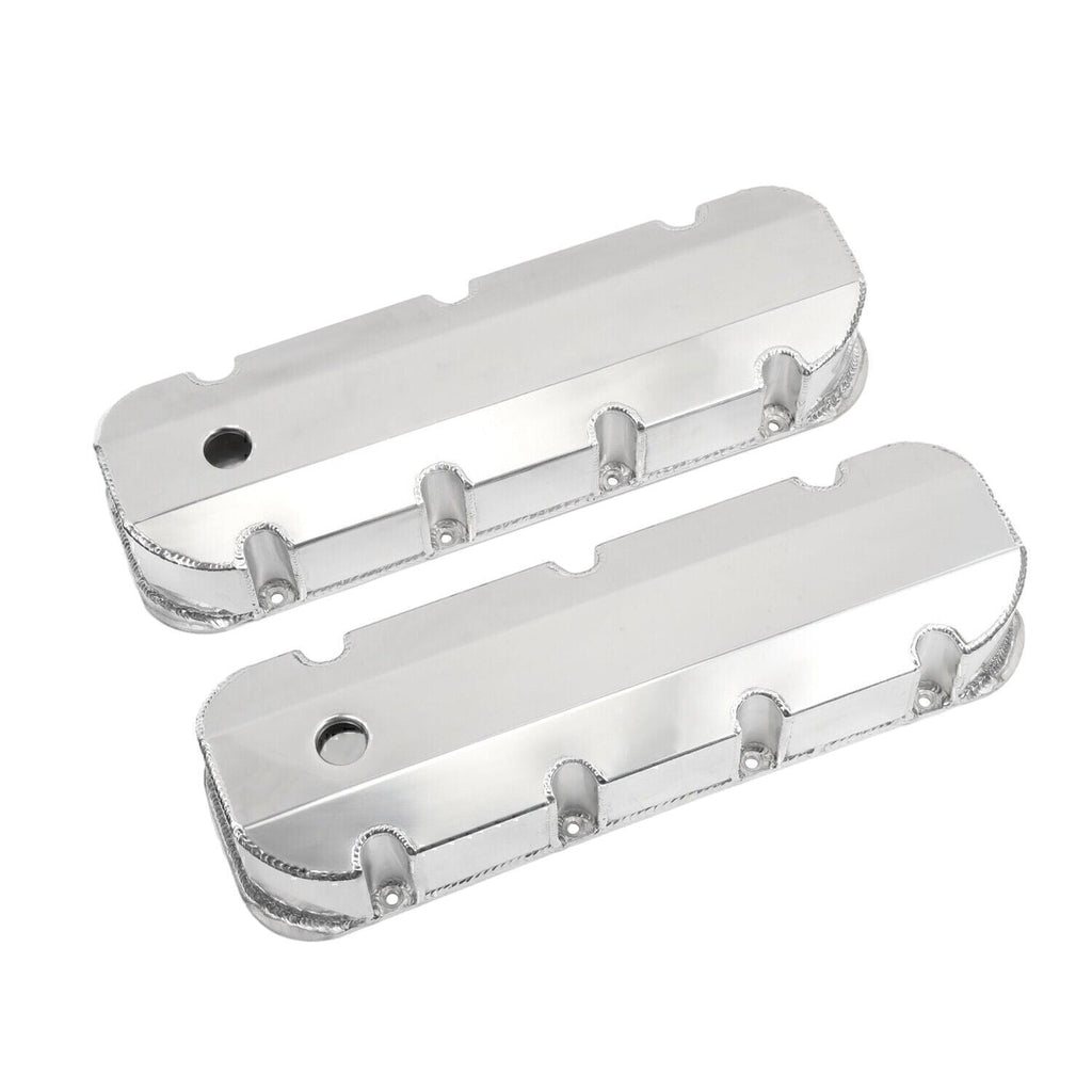 Aluminum Fabricated Valve Cover for Big Block Chevy BBC 396 454 w/ Breather Hole