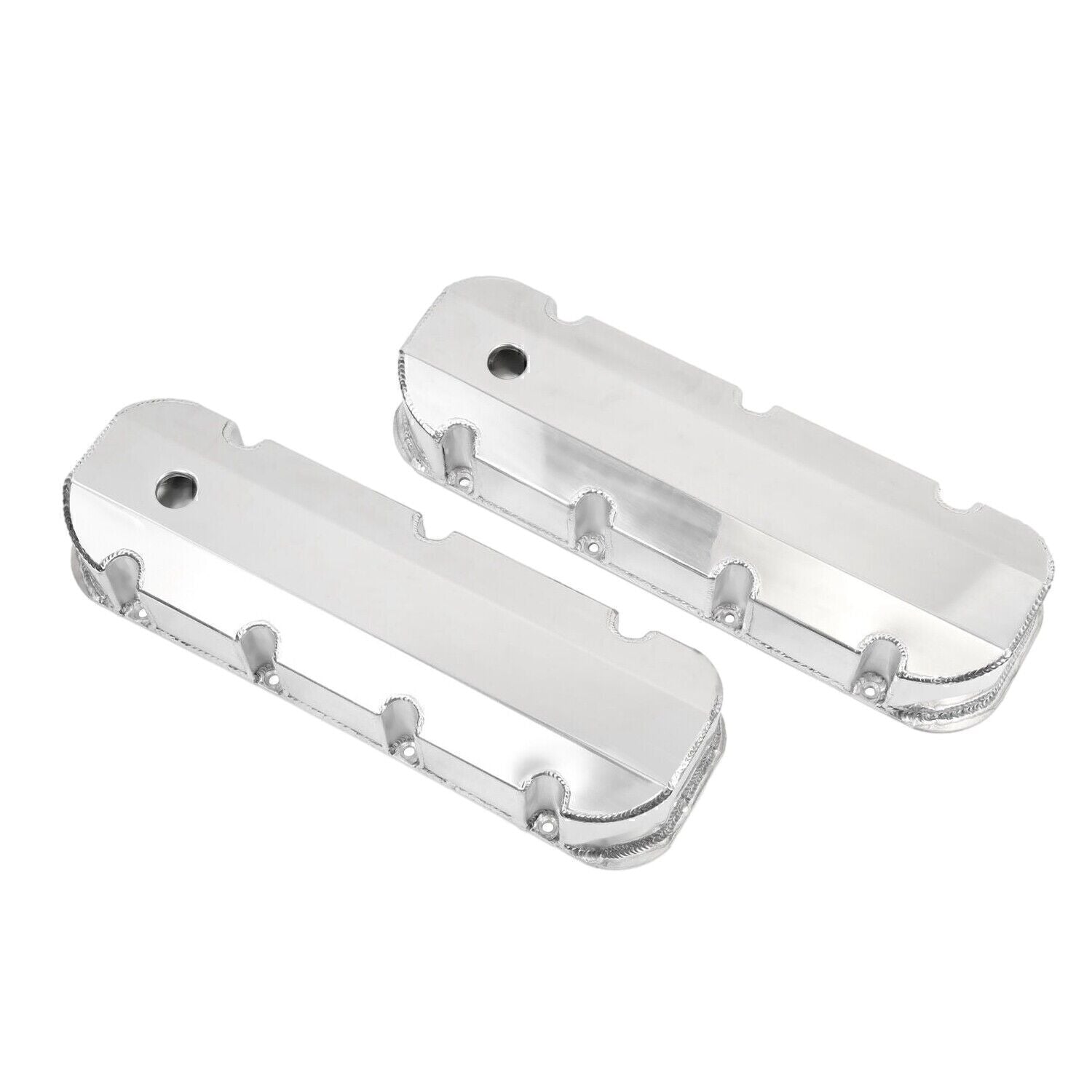 Aluminum Fabricated Valve Cover for Big Block Chevy BBC 396 454 w/ Breather Hole