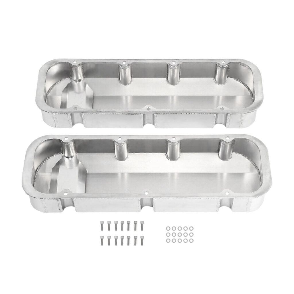 Aluminum Fabricated Valve Cover for Big Block Chevy BBC 396 454 w/ Breather Hole