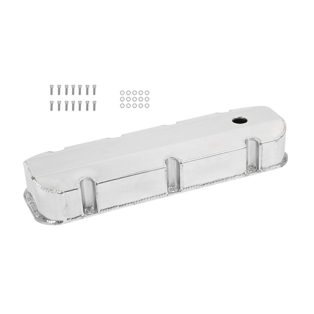 Aluminum Fabricated Valve Cover for Big Block Chevy BBC 396 454 w/ Breather Hole