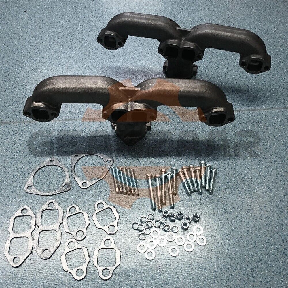 Smoothie Rams Horn Exhaust Manifolds Small Block For Chevy SBC 283 305 327 /350