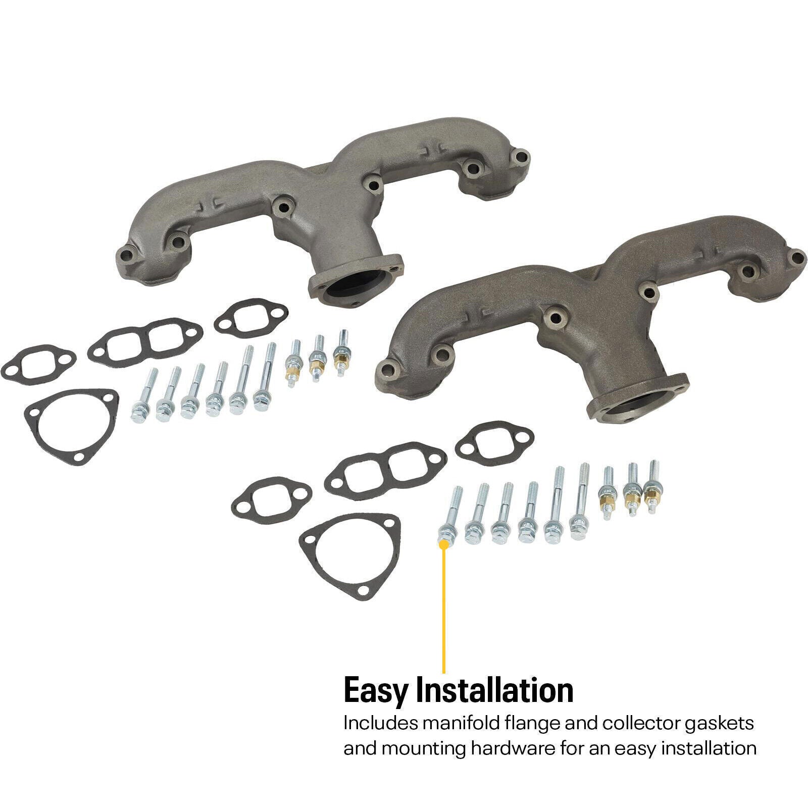 Smoothie Rams Horn Exhaust Manifolds Small Block For Chevy SBC 283 305 327 /350