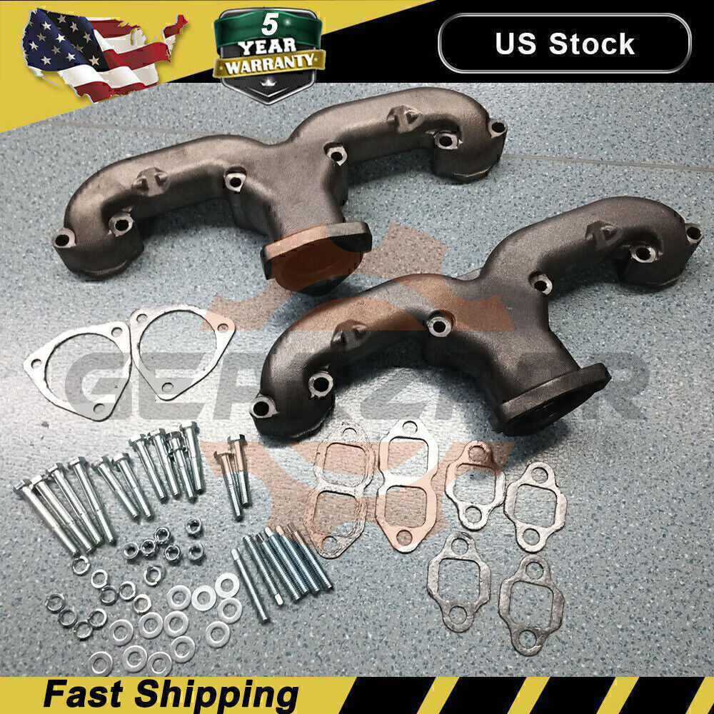 Smoothie Rams Horn Exhaust Manifolds Small Block For Chevy SBC 283 305 327 /350