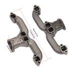 Smoothie Rams Horn Exhaust Manifolds Small Block For Chevy SBC 283 305 327 /350