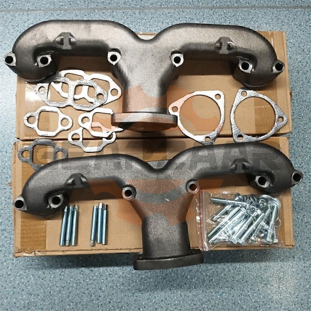 Smoothie Rams Horn Exhaust Manifolds Small Block For Chevy SBC 283 305 327 /350