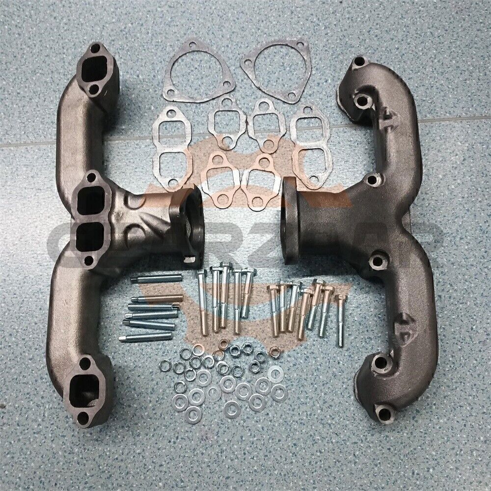 Smoothie Rams Horn Exhaust Manifolds Small Block For Chevy SBC 283 305 327 /350