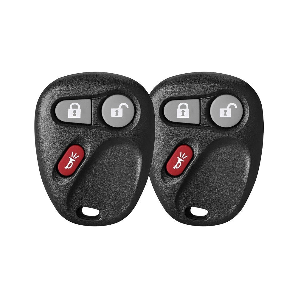 2pcs Replacement for Chevrolet Silverado 2003 2004 2005 2006 Remote Car Key Fob