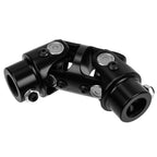 3/4 DD x 3/4 DD Double Steering U-Joint Shaft Coupler Black