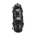 3/4 DD x 3/4 DD Double Steering U-Joint Shaft Coupler Black