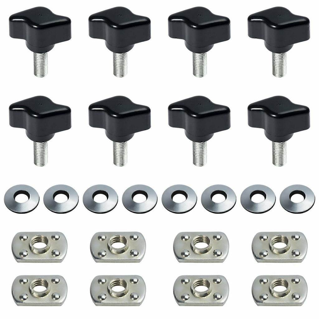 Jeep Wrangler Universal Easy On Off Hard Top Fasteners Nuts Bolts for YJ TJ JK