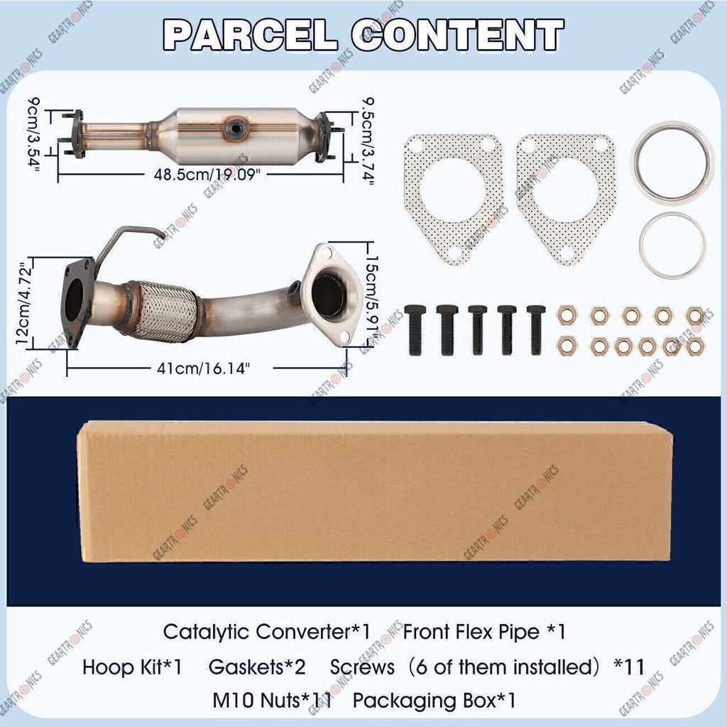 For Honda Accord 2.4L Front Flex Pipe & Catalytic Converter 03-07 6H28826 /45109