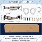 For Honda Accord 2.4L Front Flex Pipe & Catalytic Converter 03-07 6H28826 /45109