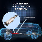 For Honda Accord 2.4L Front Flex Pipe & Catalytic Converter 03-07 6H28826 /45109