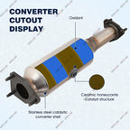 For Honda Accord 2.4L Front Flex Pipe & Catalytic Converter 03-07 6H28826 /45109