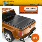 Hard Truck Tonneau Cover For 2019 - 2023 2024 Ford Ranger 5FT Short Bed TRI-Fold