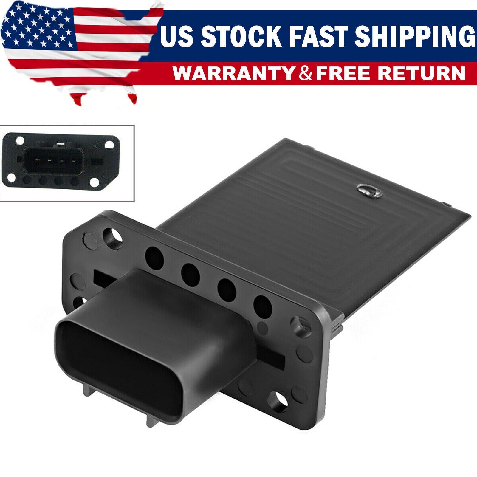 Front HVAC Heater Blower Motor Resistor For 2008-2012 Ford Escape 2004-14 F-150