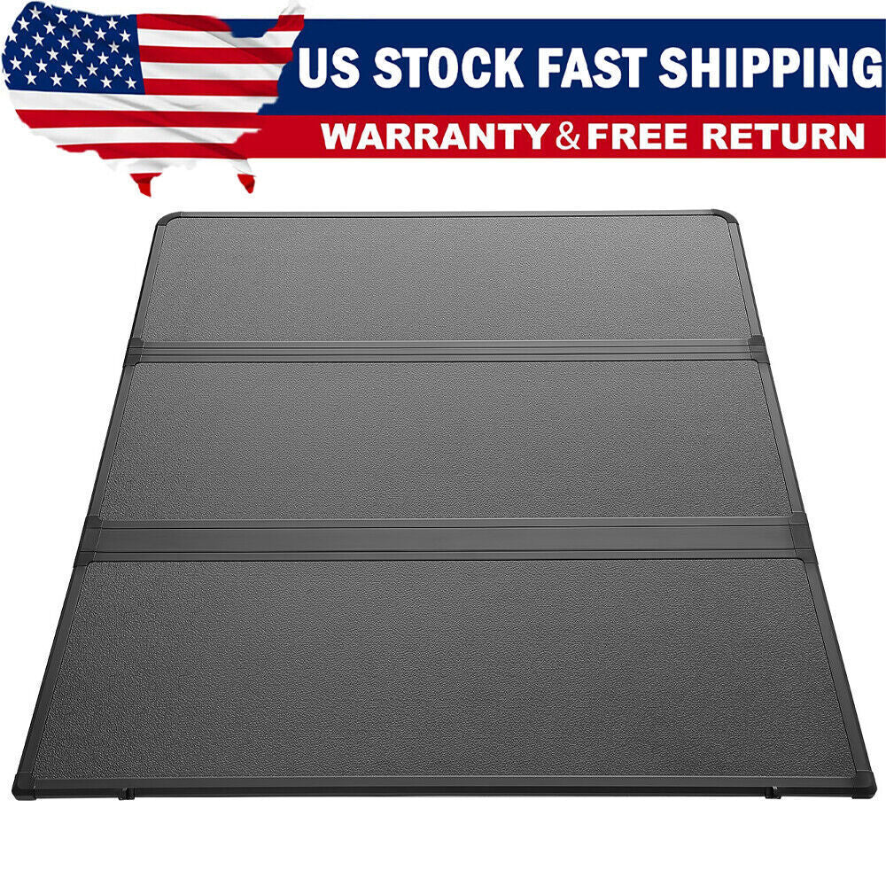 New 4.6FT Hard Tri-Fold for 2022-2024 Ford Maverick Tonneau Cover Truck Bed