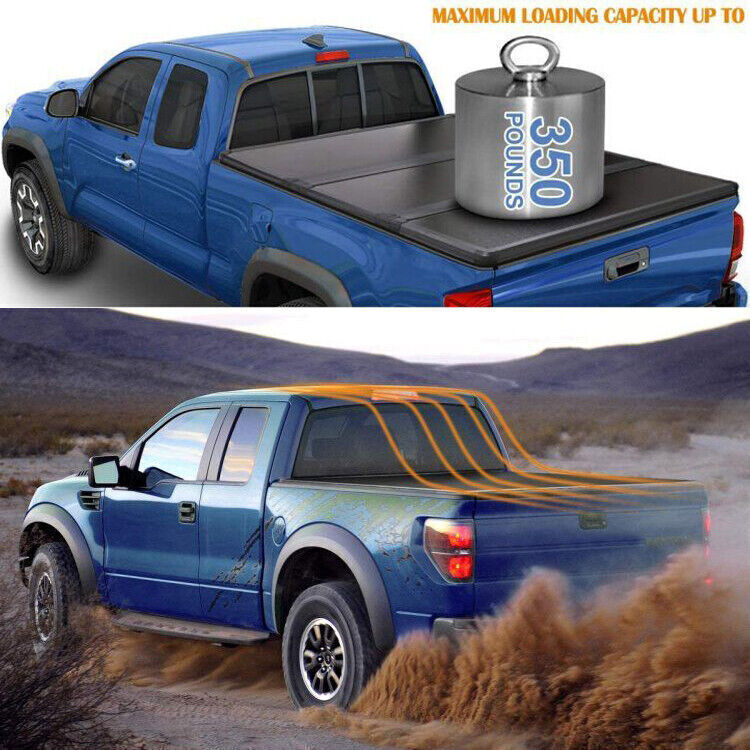 New 4.6FT Hard Tri-Fold for 2022-2024 Ford Maverick Tonneau Cover Truck Bed
