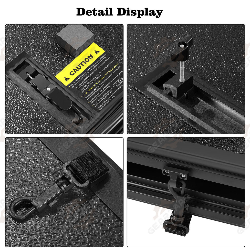New 4.6FT Hard Tri-Fold for 2022-2024 Ford Maverick Tonneau Cover Truck Bed